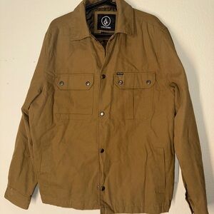Volcom Men's Brown Shirt Jacket